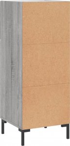vidaXL Szafka, szary dąb sonoma, 34,5x34x90 cm 8