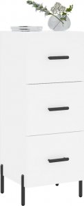 vidaXL Szafka, biała, 34,5x34x90 cm 3