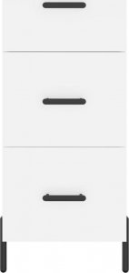 vidaXL Szafka, biała, 34,5x34x90 cm 6