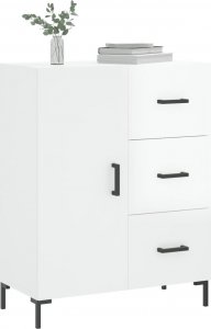vidaXL Szafka biała połysk 69,5x34x90 cm 3