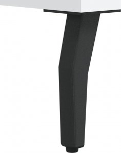 vidaXL Wysoka szafka, biała, 69,5x31x115 cm, materiał drewnopochodny 11