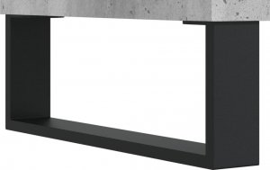 vidaXL Szafka, szarość betonu, 34,5x34x90 cm, materiał drewnopochodny 10