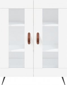 vidaXL Szafka, biała, 69,5x34x90 cm, materiał drewnopochodny 5