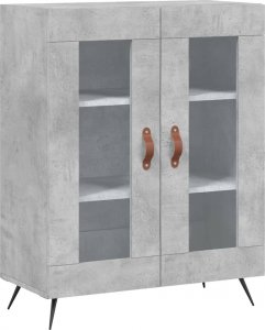 vidaXL Szafka, szarość betonu, 69,5x34x90 cm 2