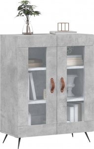 vidaXL Szafka, szarość betonu, 69,5x34x90 cm 3