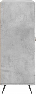 vidaXL Szafka, szarość betonu, 69,5x34x90 cm 7