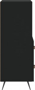 vidaXL Szafka, czarna, 34,5x34x90 cm 7