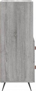 vidaXL Szafka, szary dąb sonoma, 34,5x34x90 cm materiał drewnopochodny 7