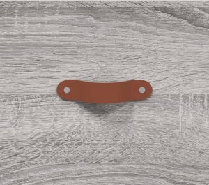 vidaXL Szafka, szary dąb sonoma, 34,5x34x90 cm materiał drewnopochodny 9