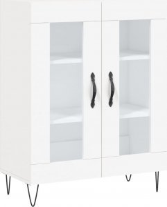 vidaXL Szafka, biała, 69,5x34x90 cm, materiał drewnopochodny 2