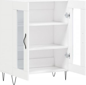 vidaXL Szafka, biała, 69,5x34x90 cm, materiał drewnopochodny 6