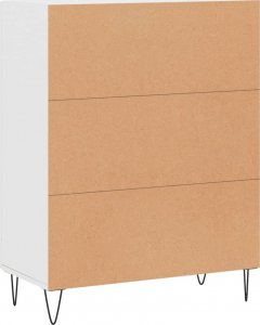vidaXL Szafka, biała, 69,5x34x90 cm, materiał drewnopochodny 8