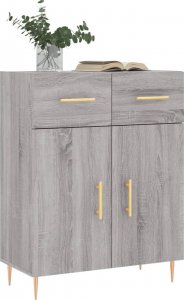 vidaXL Szafka, szary dąb sonoma, 69,5x34x90cm 3