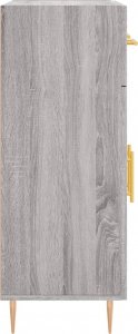 vidaXL Szafka, szary dąb sonoma, 69,5x34x90cm 7