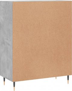 vidaXL Szafka, szarość betonu, 69,5x34x90 cm, materiał drewnopochodny 8