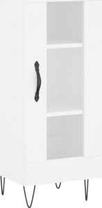 vidaXL Szafka, biała, 34,5x34x90 cm 2