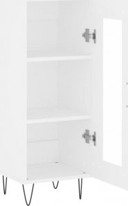 vidaXL Szafka, biała, 34,5x34x90 cm 6