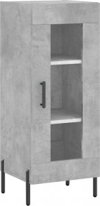 vidaXL Szafka, szarość betonu, 34,5x34x90 cm 2