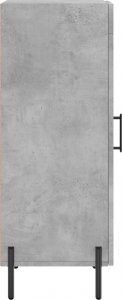 vidaXL Szafka, szarość betonu, 34,5x34x90 cm 7