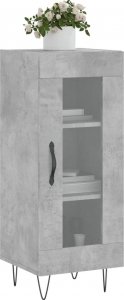 vidaXL Szafka, szarość betonu, 34,5x34x90 cm, materiał drewnopochodny 3