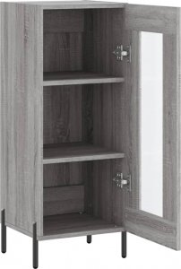 vidaXL Szafka, szary dąb sonoma, 34,5x34x90 cm 6