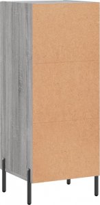vidaXL Szafka, szary dąb sonoma, 34,5x34x90 cm 8