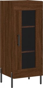 vidaXL Szafka, brązowy dąb, 34,5x34x90 cm, materiał drewnopochodny 2