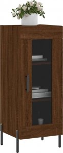 vidaXL Szafka, brązowy dąb, 34,5x34x90 cm, materiał drewnopochodny 3