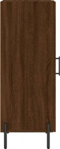 vidaXL Szafka, brązowy dąb, 34,5x34x90 cm, materiał drewnopochodny 7