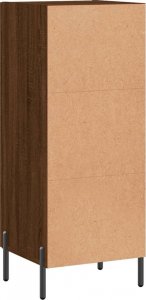 vidaXL Szafka, brązowy dąb, 34,5x34x90 cm, materiał drewnopochodny 8