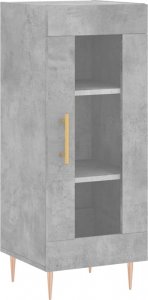 vidaXL Szafka, szarość betonu, 34,5x34x90 cm 2