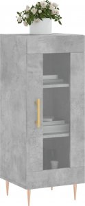 vidaXL Szafka, szarość betonu, 34,5x34x90 cm 3