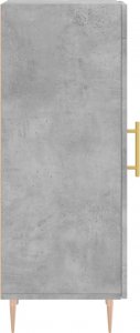 vidaXL Szafka, szarość betonu, 34,5x34x90 cm 7
