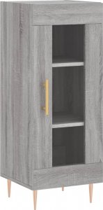 vidaXL Szafka, szary dąb sonoma, 34,5x34x90 cm 2