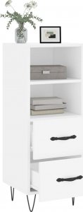 vidaXL Szafka, biała, 34,5x34x90 cm 4