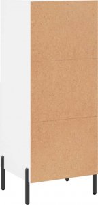 vidaXL Szafka, biała, 34,5x34x90 cm, materiał drewnopochodny 8