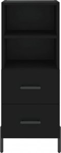 vidaXL Szafka czarna 34,5x34x90 cm 6