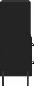 vidaXL Szafka czarna 34,5x34x90 cm 7