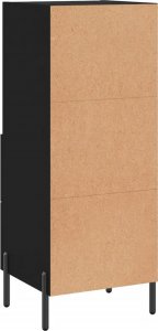 vidaXL Szafka czarna 34,5x34x90 cm 8