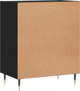 vidaXL Szafka, czarna, 57x35x70 cm, materiał drewnopochodny 6