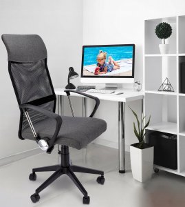 Krzesło biurowe Jumi FOTEL obrotowy BIUROWY do biurka KRZESŁO siatka 2