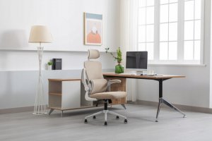 Krzesło biurowe Jumi Zeo Beżowe 2