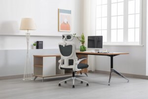 Krzesło biurowe Jumi FOTEL biurowy ERGONOMICZNY obrotowy nowoczesny 2