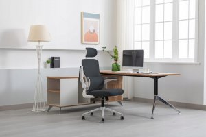 Krzesło biurowe Jumi FOTEL biurowy ERGONOMICZNY obrotowy nowoczesny 3