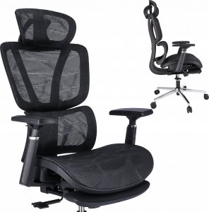 Krzesło biurowe Jumi FOTEL biurowy ERGONOMICZNY obrotowy nowoczesny 1