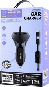 Ładowarka Remax Ładowarka samochodowa Remax RCC328 20W+22.5W PD+QC 2