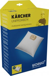 Worek do odkurzacza Worwo 12x WORKI ODKURZACZA DO KARCHER WD2 MV2 WORWO UNIPROMB01K 2