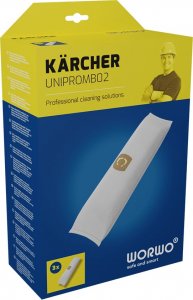 Worek do odkurzacza Worwo 3x WORKI ODKURZACZA DO KARCHER WD3 MV3 WORWO UNIPROMB02K 2
