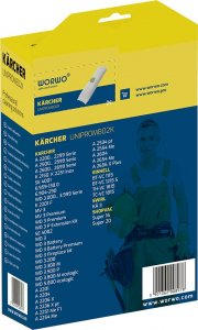 Worek do odkurzacza Worwo 3x WORKI ODKURZACZA DO KARCHER WD3 MV3 WORWO UNIPROMB02K 3