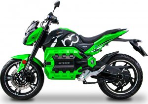 Bili Bike Motocykl elektryczny BILI BIKE EXTREME PRO SPORT (10000W, 120Ah, 120km/h) zielony 4